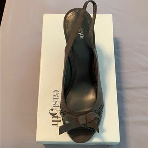 East 5th Taupe (more of dark grey)Sling Back